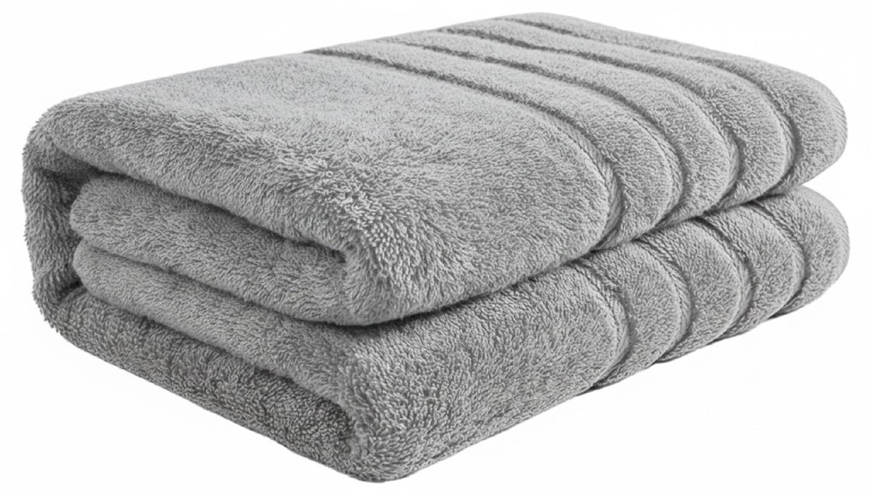 EDB Large Bath Sheet 100 x 200 cm – 600 GSM Super Soft Big Jumbo Bath Sheets Towels 100% Egyptian Cotton XL Body Dry Highly Absorbent Quick Dry Bath Towel (Silver)