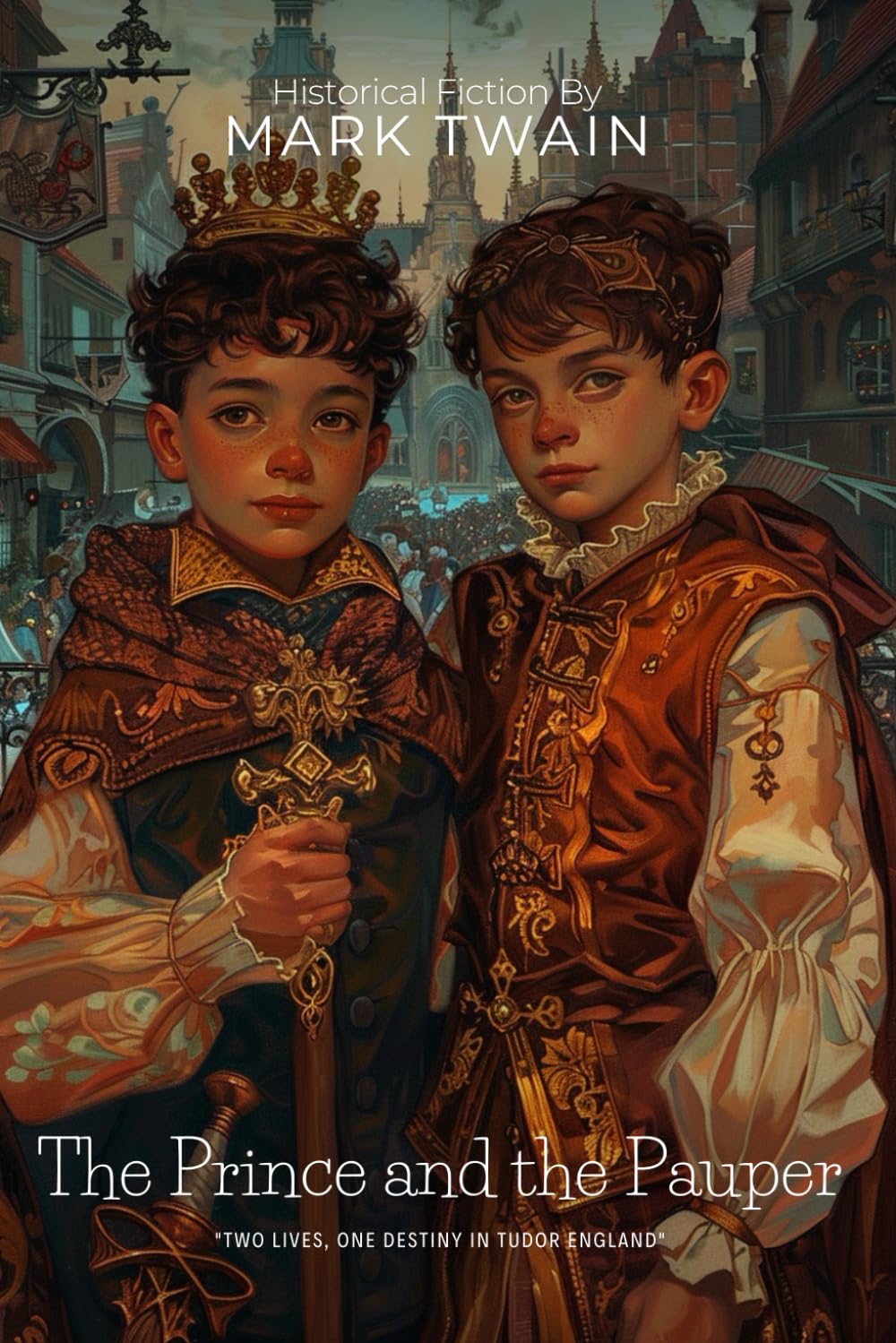 The Prince and the Pauper By Mark Twain (Illustrated & Annotated): A Timeless Tale of Switched Identities in Tudor England