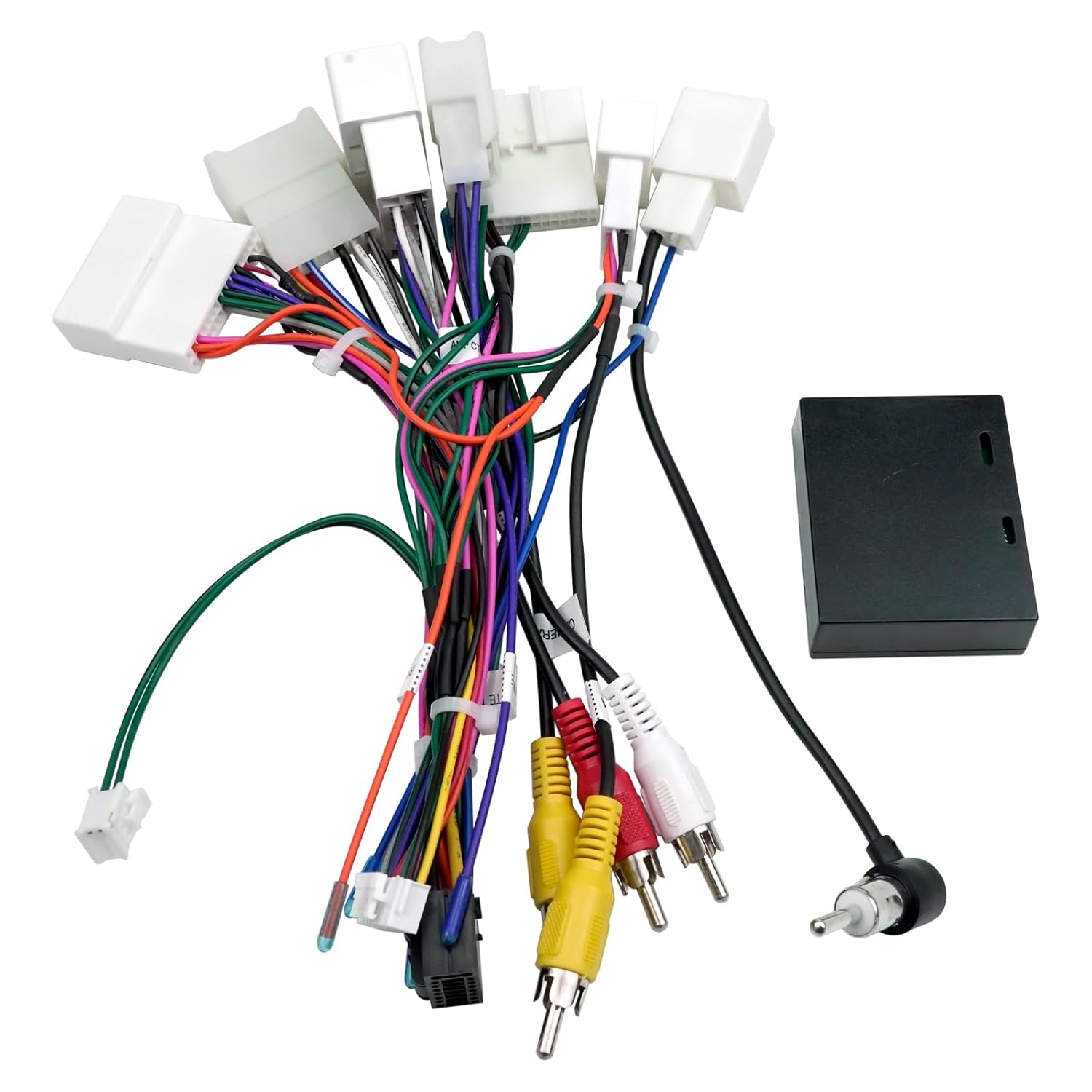 Radio Wiring Harness Connector- Stereo Harness Adapter Fit for Toyota 4Runner Camry Corolla RAV4 Tacoma Prado Tundra -16 PIN Power Cable for Toyota Wire Cable Plug - JBL OEM Camera SWC