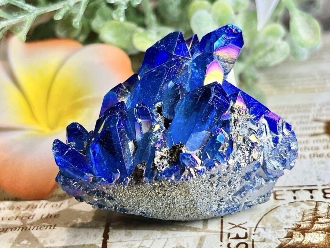 【Clover】C0002 水晶クラスター（中）天然石 原石 クリスタル Clover】C0002 水晶クラスター（中）天然石 原石 クリスタル