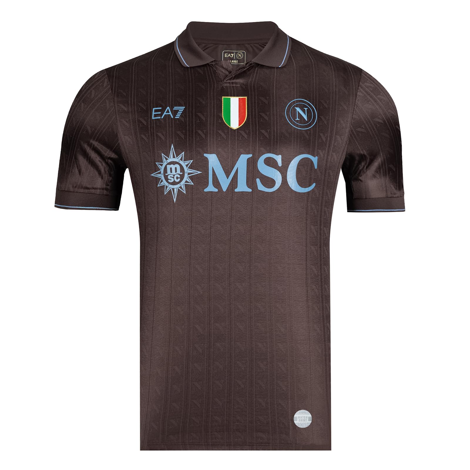 SSC Napoli Maglia Gara Third Ea7 T-Shirt Unisex - Adulto