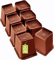 Vista 9 de Elevadores de cama de 2 pulgadas, 3 pulgadas, 4 pulgadas, 6 pulgadas, 8 pulgadas, resistente, elevador de muebles de gran tamaño para sofá, mesa