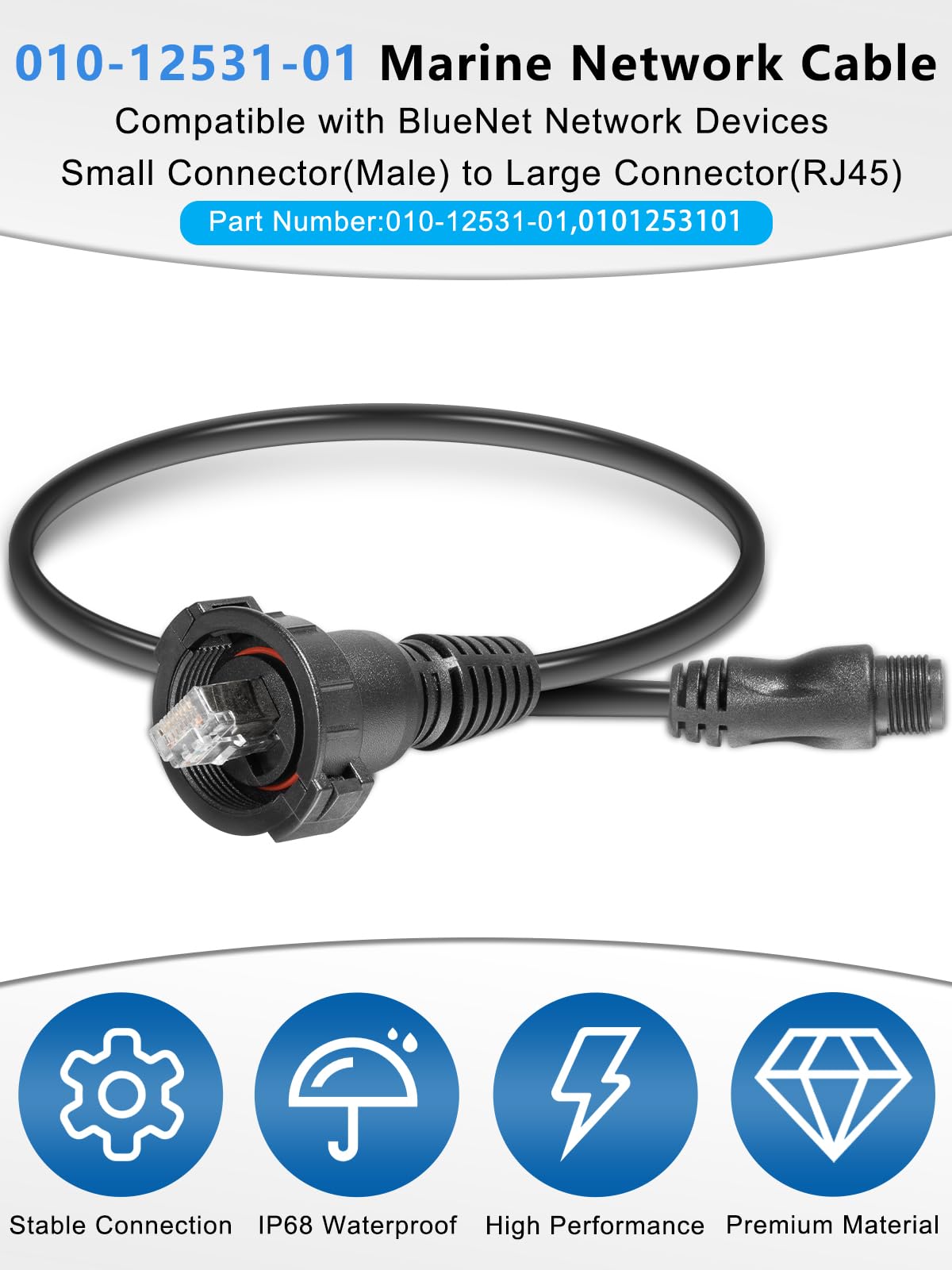 Amazon.com: Replacement for 010-12531-01 Marine Network Cable,for