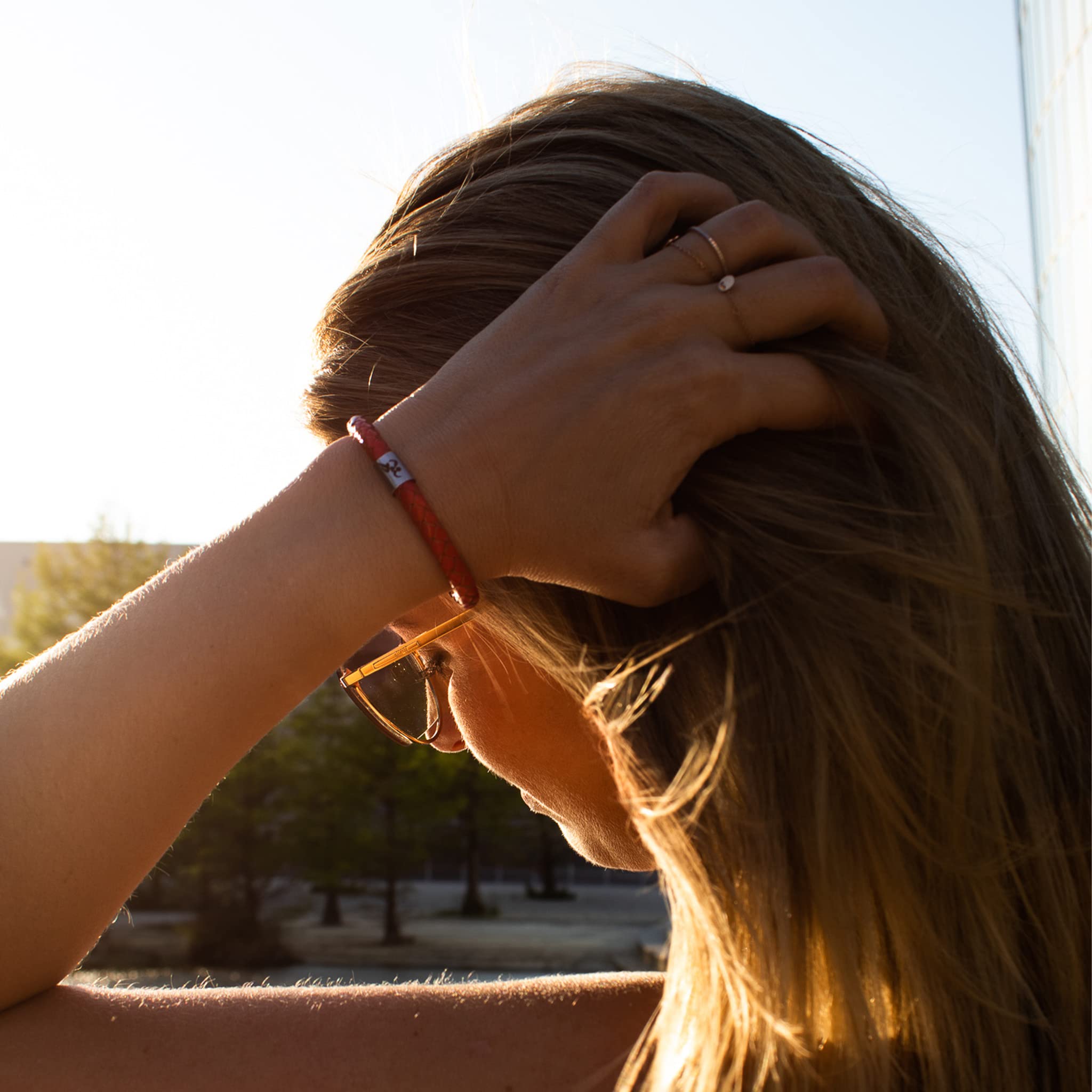 ZISANOPOWER pulsera de cuero | Pulsera para mujer y hombre | Pulsera deportiva y energética | Reducción del estrés | Equilibrio