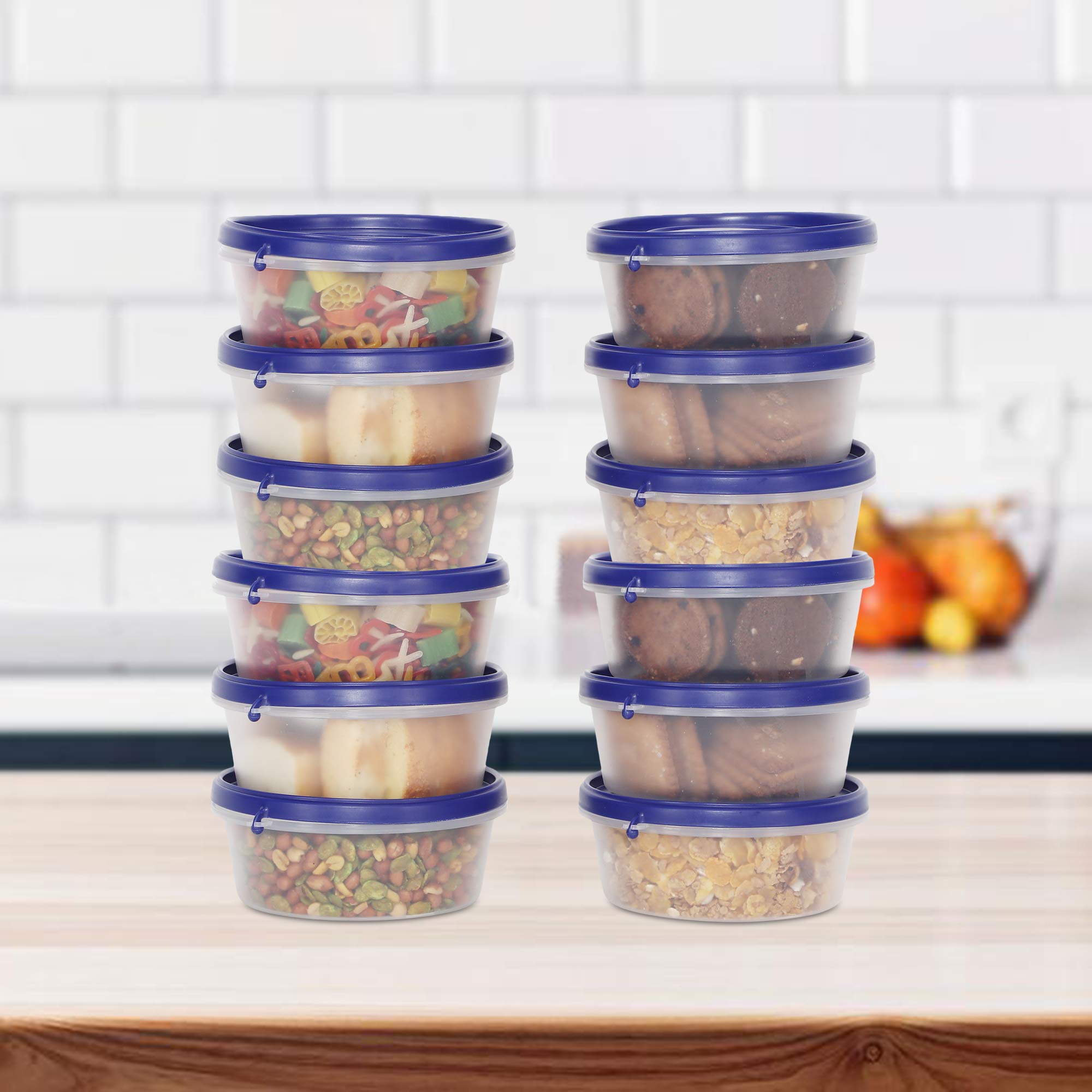 Cutting EDGE Nesterware 500ml Round Stackable Food Container (Set of 12,) 3