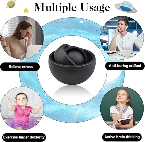 Miniatura 3 de Juguete antiestrés para adultos, juguetes para ansiedad giroscópica para edades de 8 a 13 años, regalos geniales para niños, niñas, adolescentes,