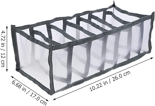 Miniatura 2 de Caja de almacenamiento de malla para armarios debajo de la cama, organizador de ropa de 7 rejillas, organizador de pantalones lavables