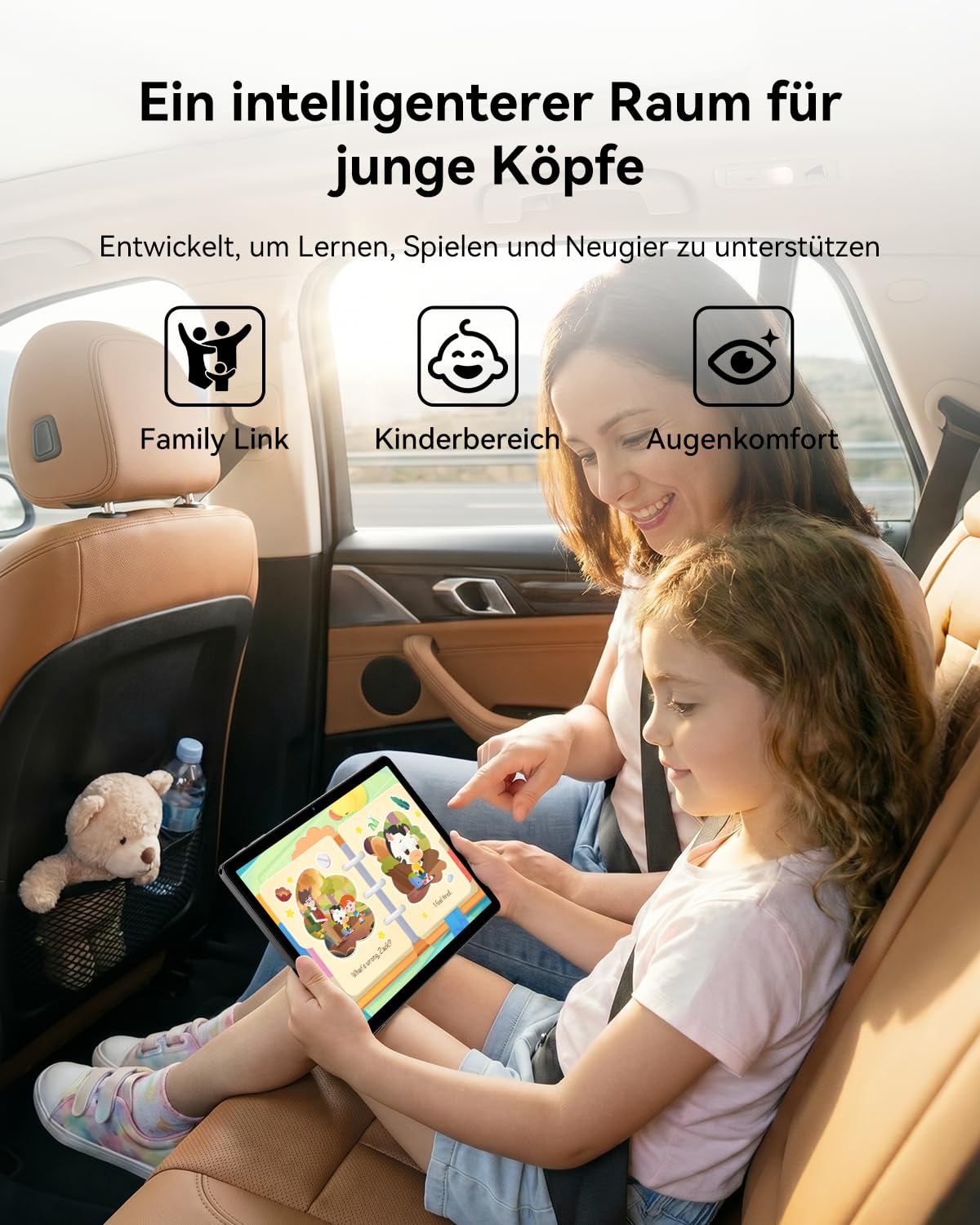 TABWEE 11 Zoll Tablet Android 16, 4 Jahre Garantie, 64GB ROM+4TB Tablet PC | 7000mAh Akku, Gemini AI 4.0, 5G WiFi, GPS, OTG, HD Touchscreen Tablet für Lernen, Streaming und Zuhause