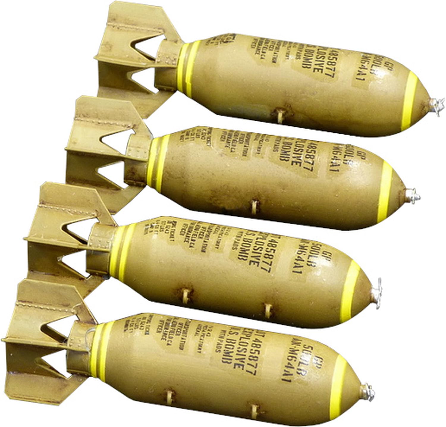 Amazon.co.jp: PLUS MODEL PLMAL4115 1/48 500 lb Bomb, 4 Pieces, 3D 
