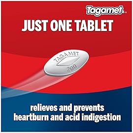 Tagamet HB 200 mg Cimetidine Acid Reducer and Heartburn Relief, Relieves and Prevents Indigestion, 70 Count