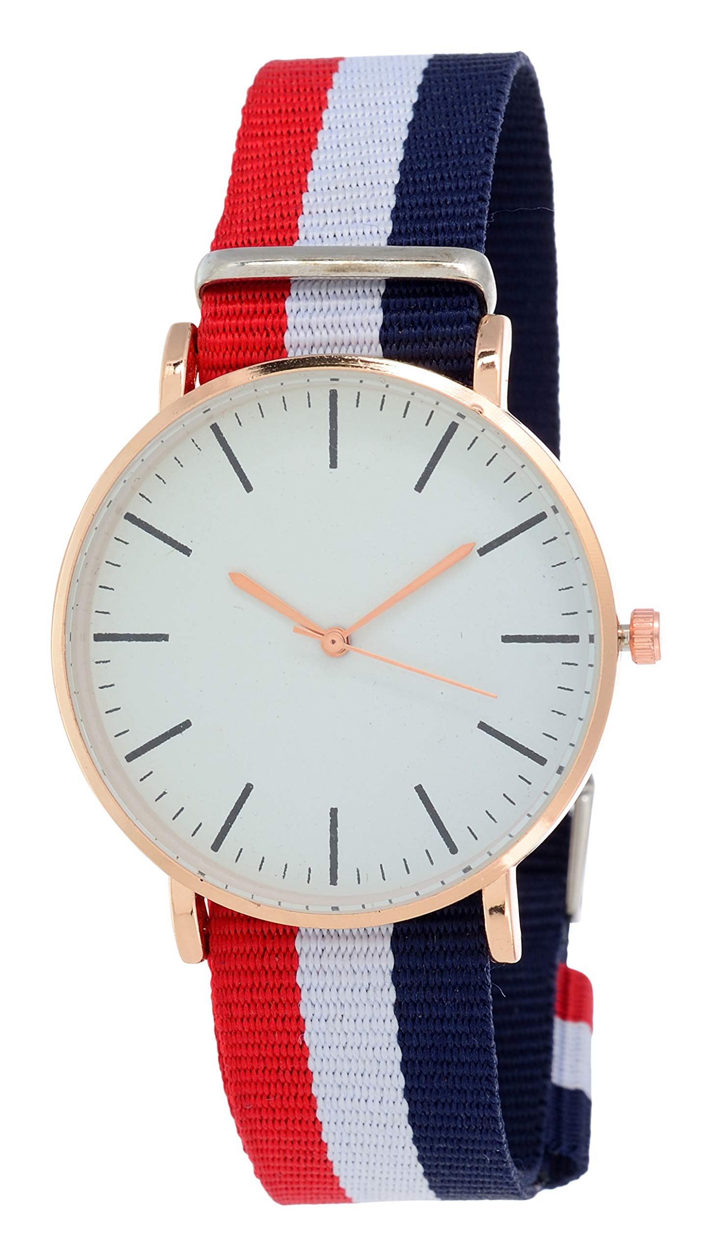 Talgo Analogue Mens and Womens Unisex Watch (White Dial Multi Colored Strap) (B079B3NMRP) Amazon Price History, Amazon Price Tracker