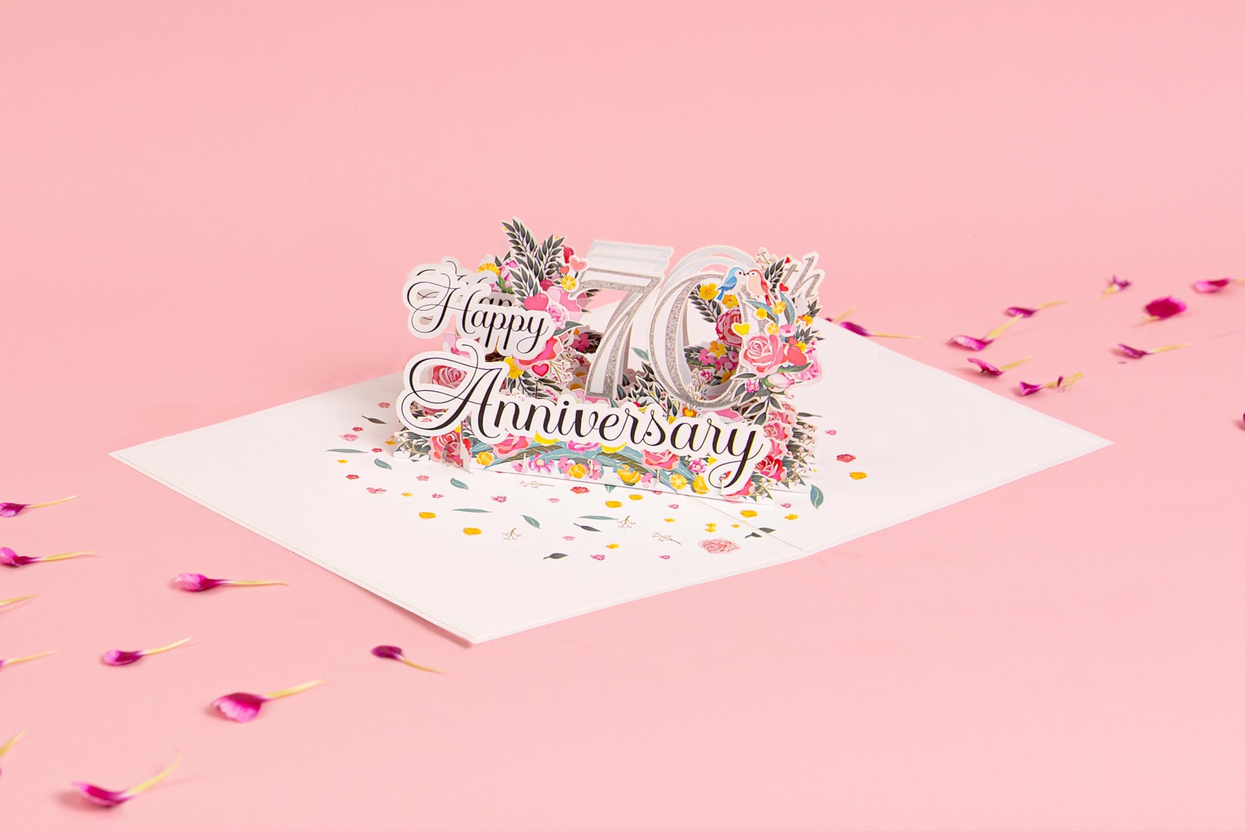 Happy 70th Milestone Anniversary Cards, Wedding Anniversary Card