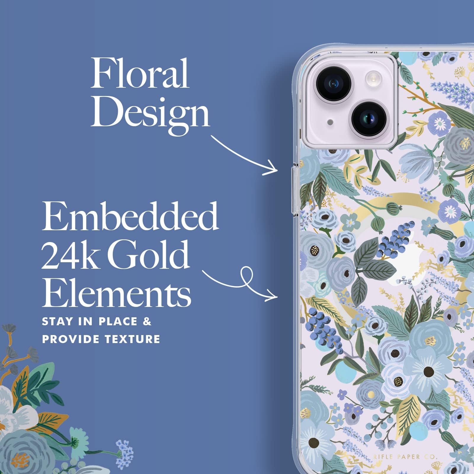 Amazon.com: Rifle Paper Co iPhone 15 Plus / 14 Plus 6.7