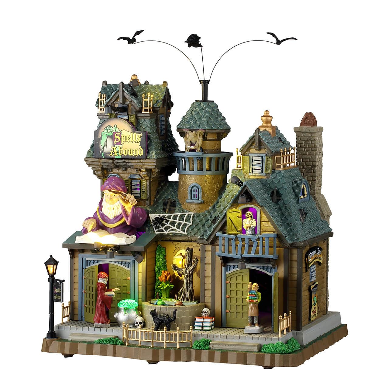 Lemax Spells Abound, with 4.5V Adaptor, Sights & Sounds, #55300