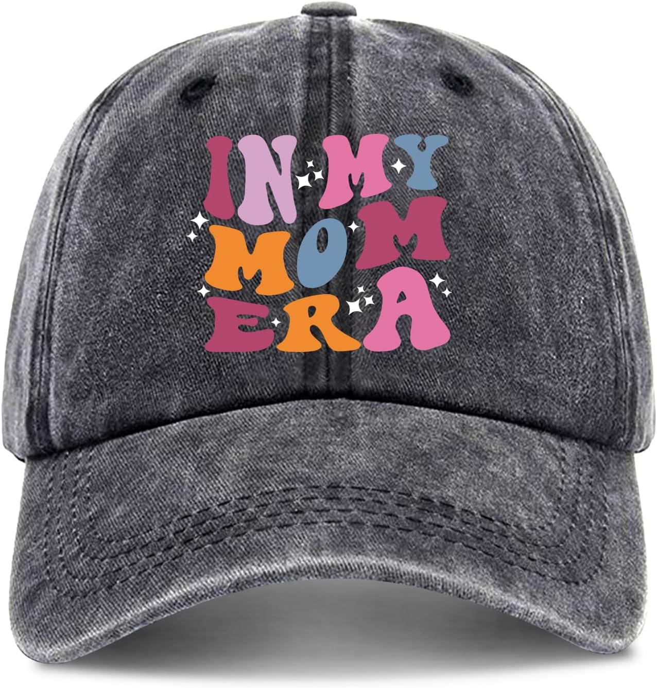 zcyhtqp, in My Mom Era, Funny Baseball Cap, Mom Hat, Funny Trucker Hats with Sayings, Humor Caps, Adjustable Cotton Baseball Cap Black