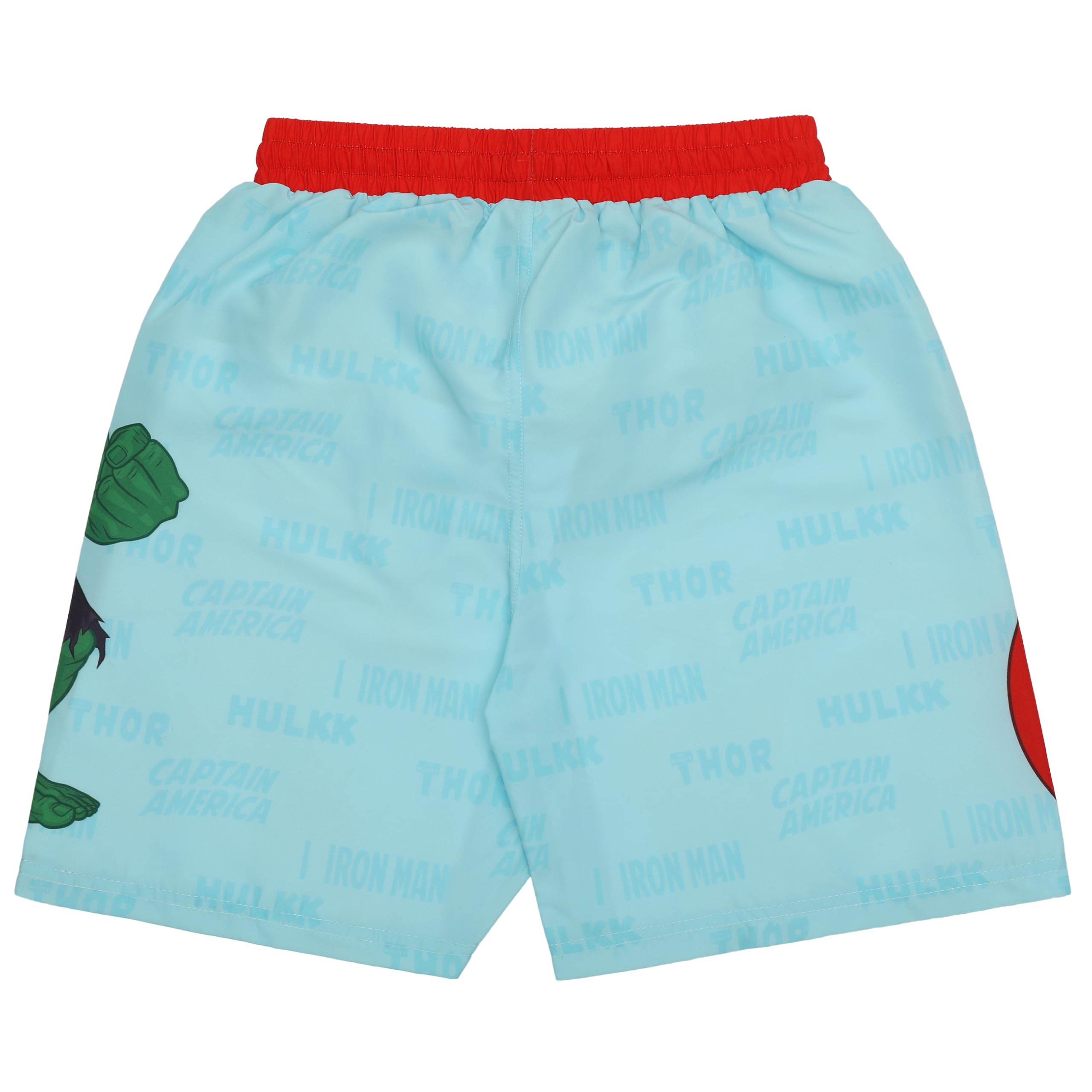 Marvel Avengers Jungen Badeshorts - Captain America, Iron Man, Spiderman, Hulk Badehose 6 bis 14 Jahre 116 bis 158