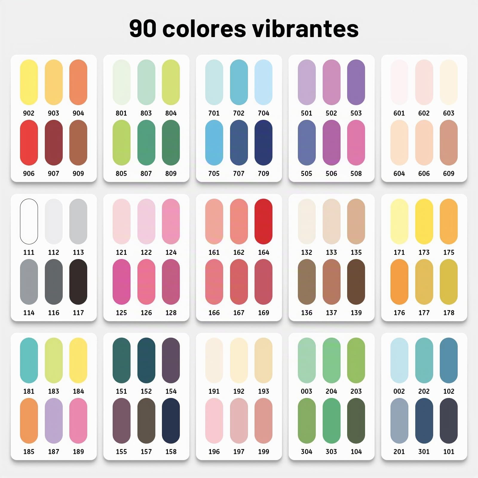 Rotuladores Acrilicos 90 Colores con Punta Fina de 0,7 mm