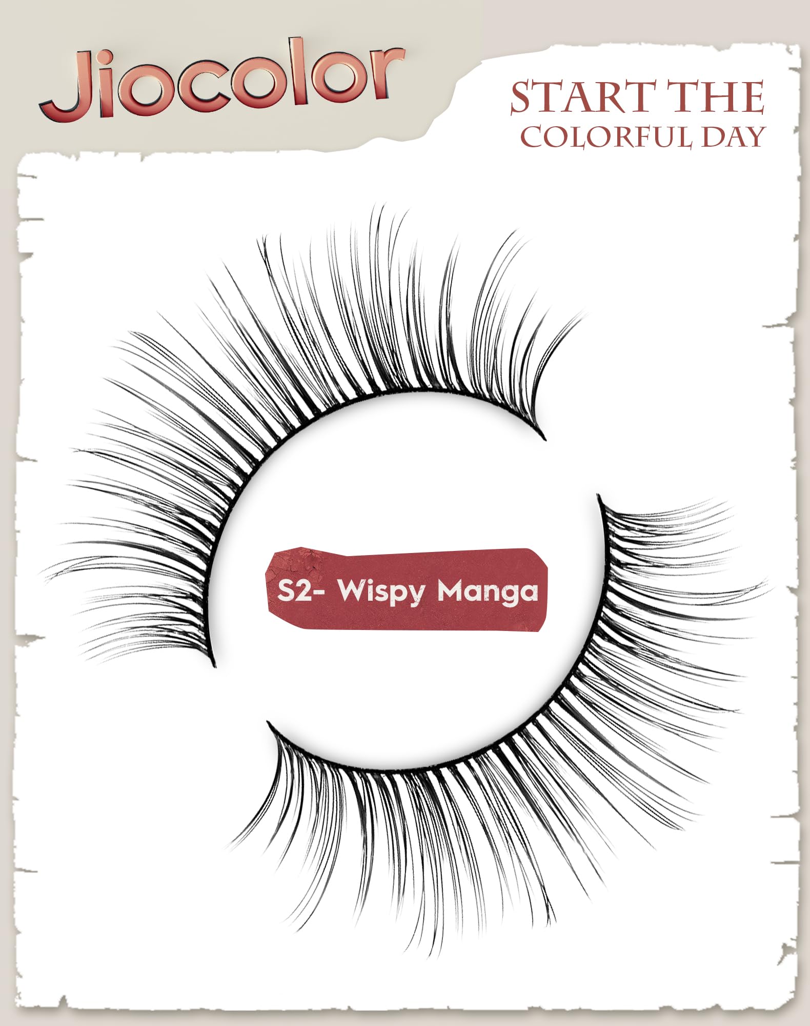 Mink Lashes Natural Look Wispy Eyelashes Short Wispy False Lashes 9mm 3D Strip Fake Eyelashes C Curl Eye Lashes 7 pairs S2: S2- Wispy Manga