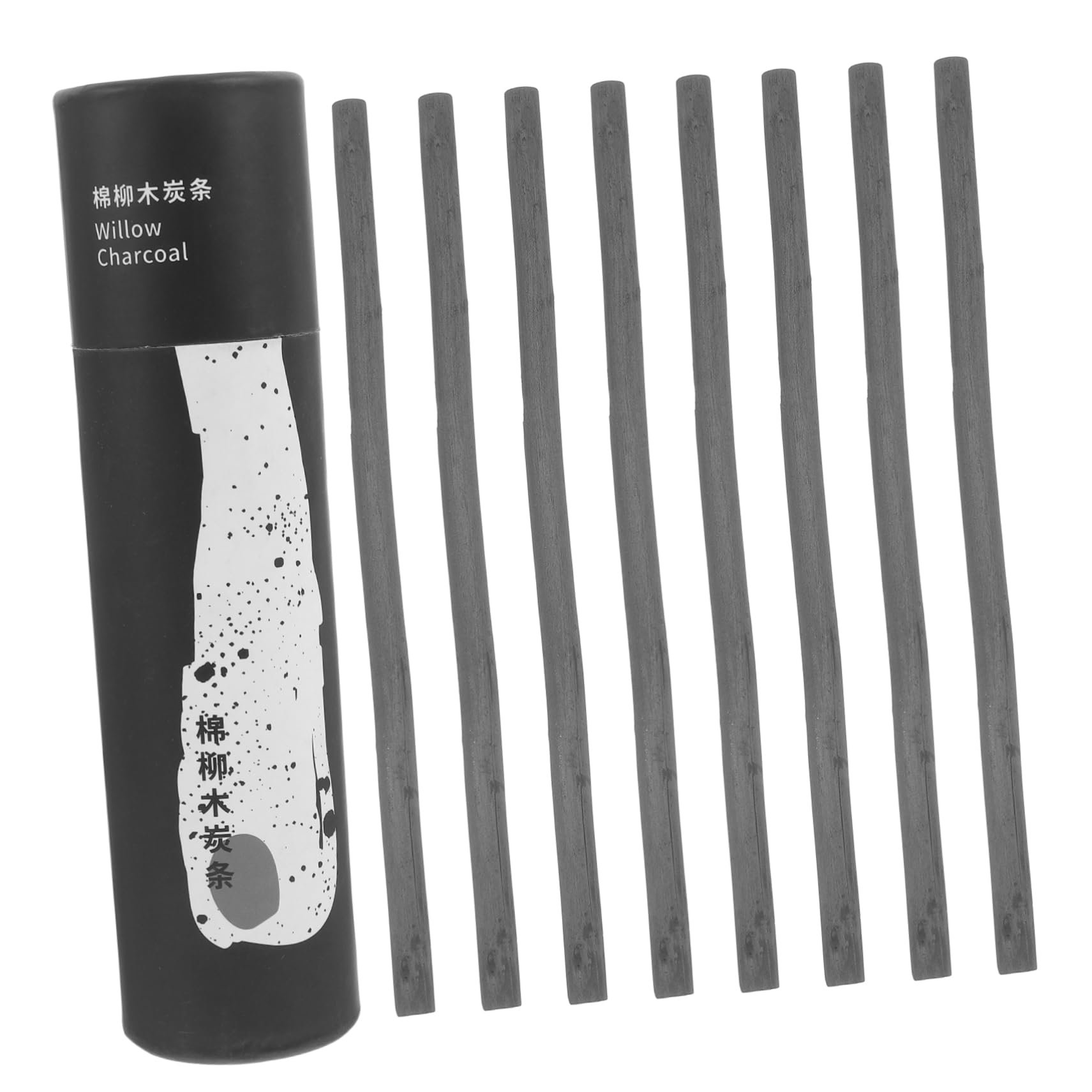 OSALADI 25pcs Willow Charcoal Sticks Holder for Jumbo Sticks Professional Drawing Supplies for Art Students and Artists