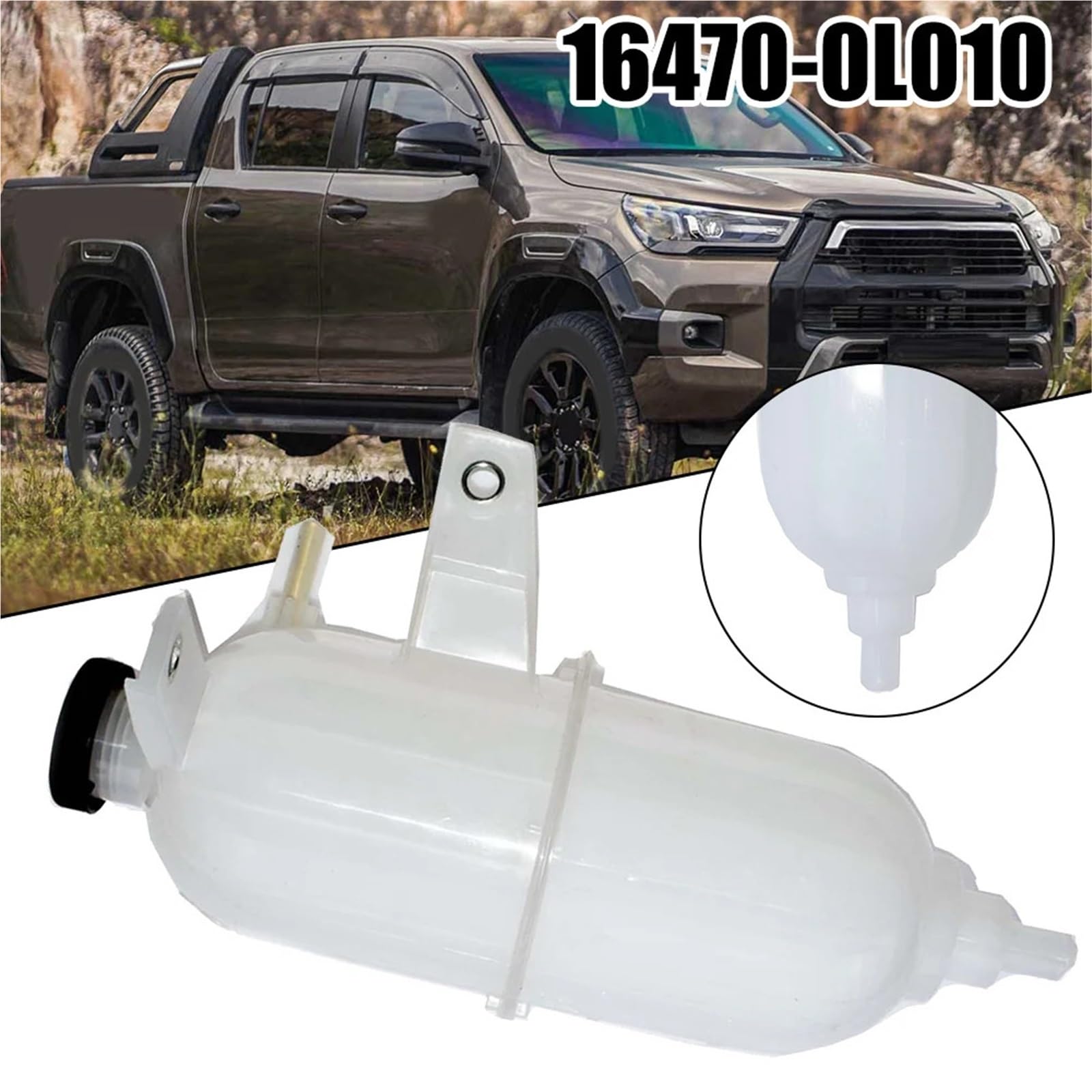 Zestaw Chłodzący,Radiator Do Toyota Hilux Do Vigo 2005 2014 proces chłodnica samochodowa butelka przelewowa zbiornik płynu chłodzącego