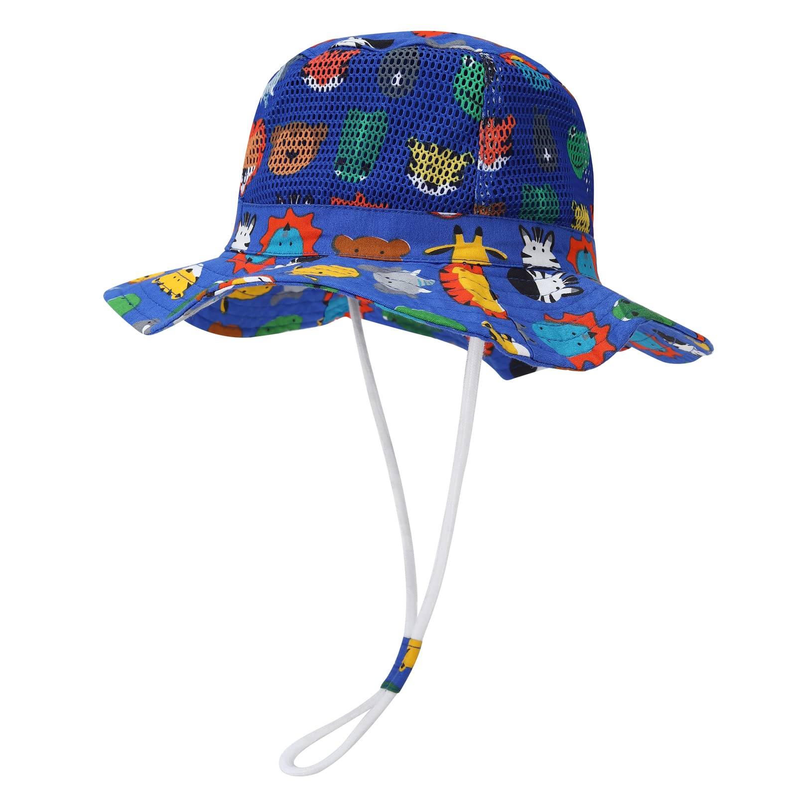 Willheoy Sombrero de Sol para Niña NiñoAjustable Gorro Verano de Pescador ala Ancha Protección UV para Playa Exteriores Piscina Natación