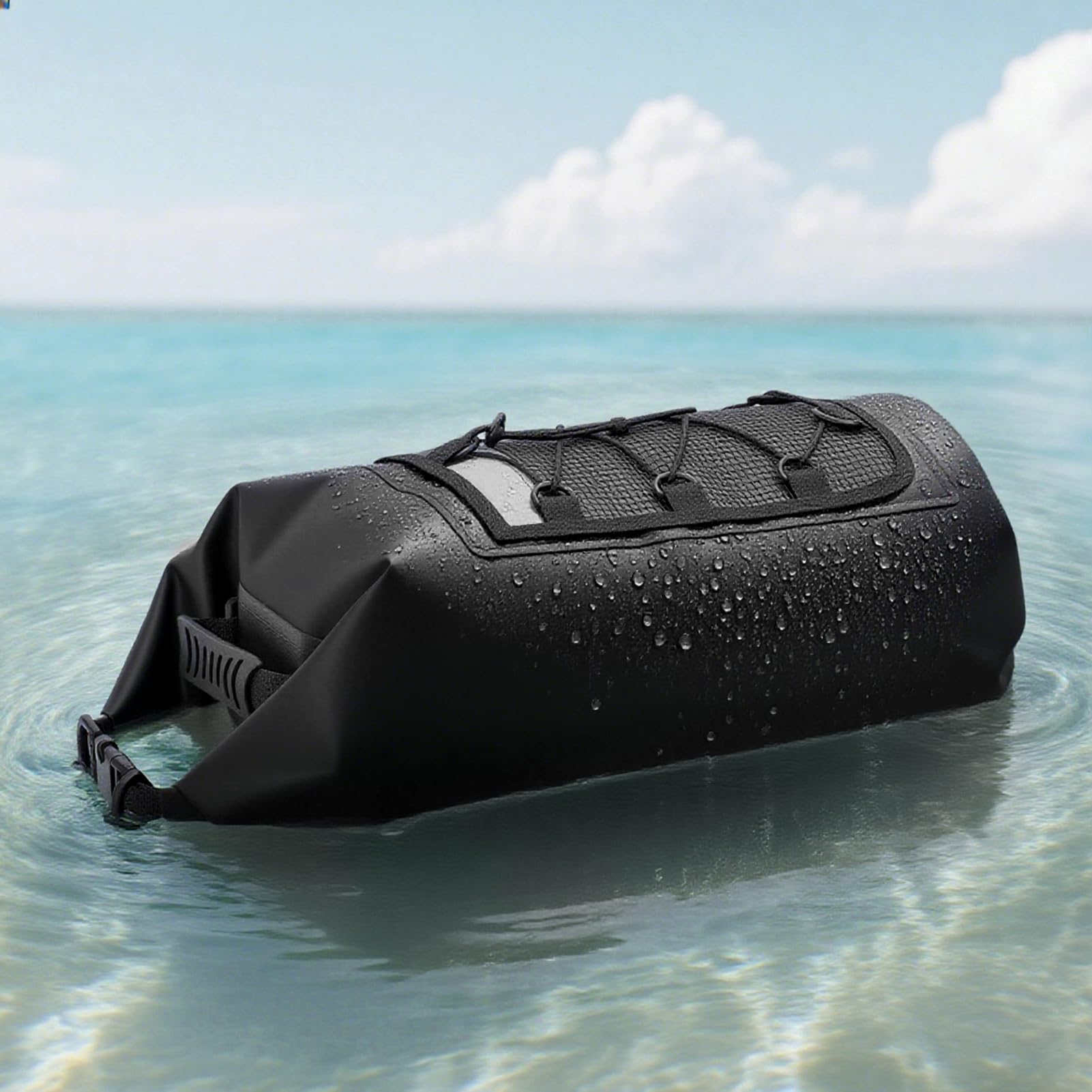 Sacs étanches flottants de 30 L pour kayak, bande réfléchissante sur le dessus, sac à dos de randonnée pour voyage, plage, randonnée et camping, homme/femme
