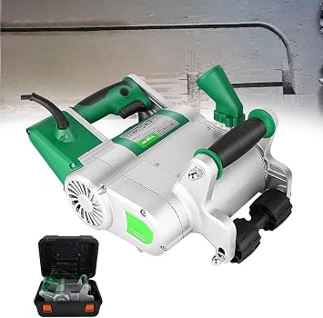 Wall Groove Cutting Machine,Electric Wall Chaser Upgraded,1100W Concrete Cutting Slotting Machine,Handheld Channels Cutter