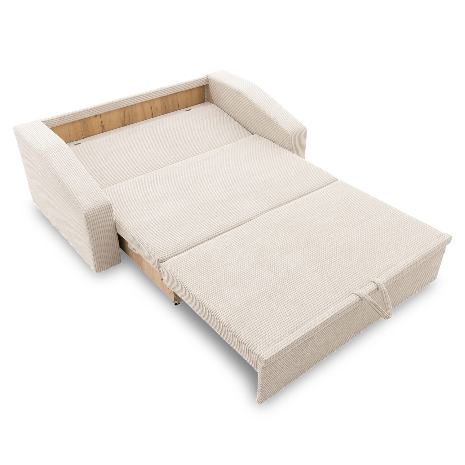 Sofa Dorma mit schlaffunktion, einfacher Aufbau, modernes Design, polstermöbel. Schlafcouch zum Wohnzimmer. Widerstandsfähiges, Minimalistisches Design (POSO 005)