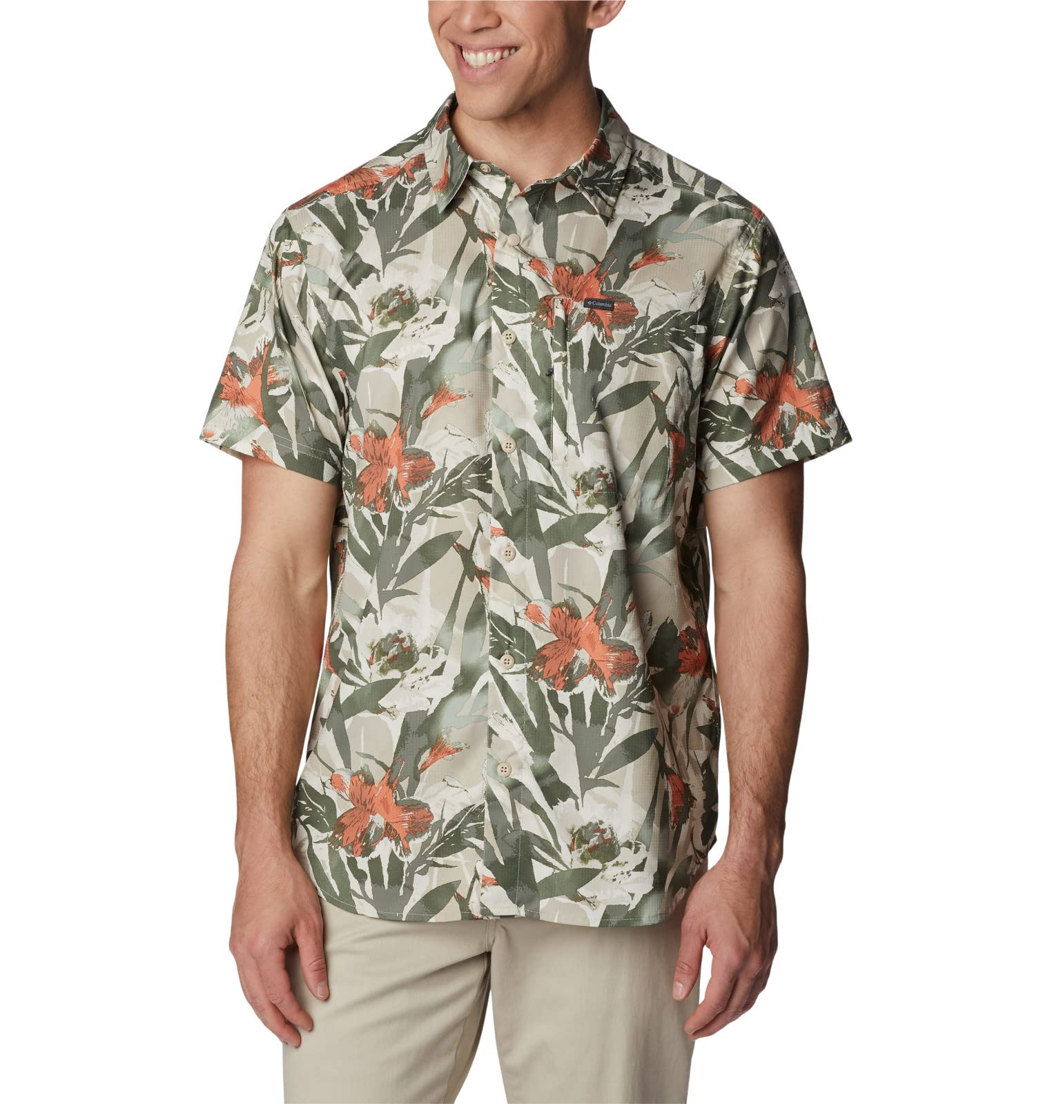 Columbia Herren Silver Ridge Utility Lite Novelty Short Sleeve Wander-Shirt