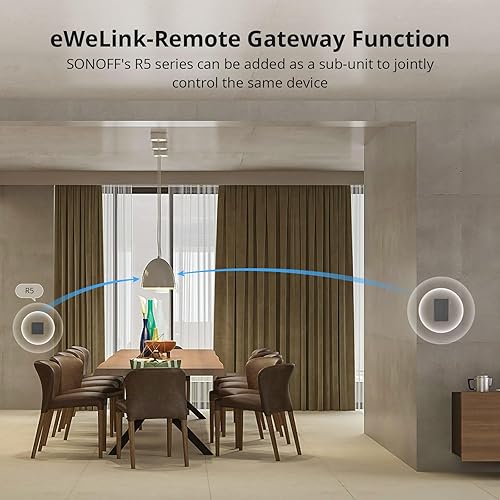 Miniatura 6 de SONOFF Interruptor de luz inteligente, WiFi de 2.4 GHz, interruptor inteligente de cable neutro, control de voz con Alexa y Google Home, M5 2C