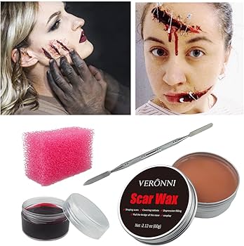 Amazon.co.jp: スカー ワックス セット Sfx ゾンビ メイクアップ 特殊
