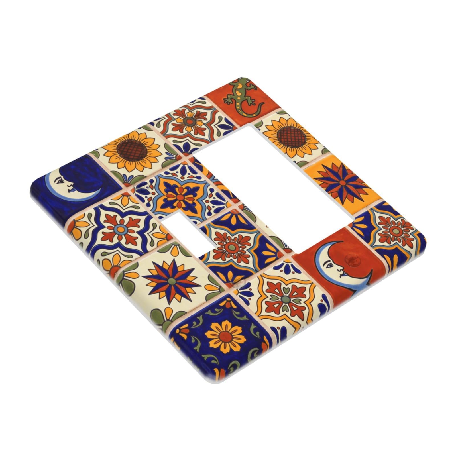 Colorful Talavera Tile Wall Plates - Home Decor -3