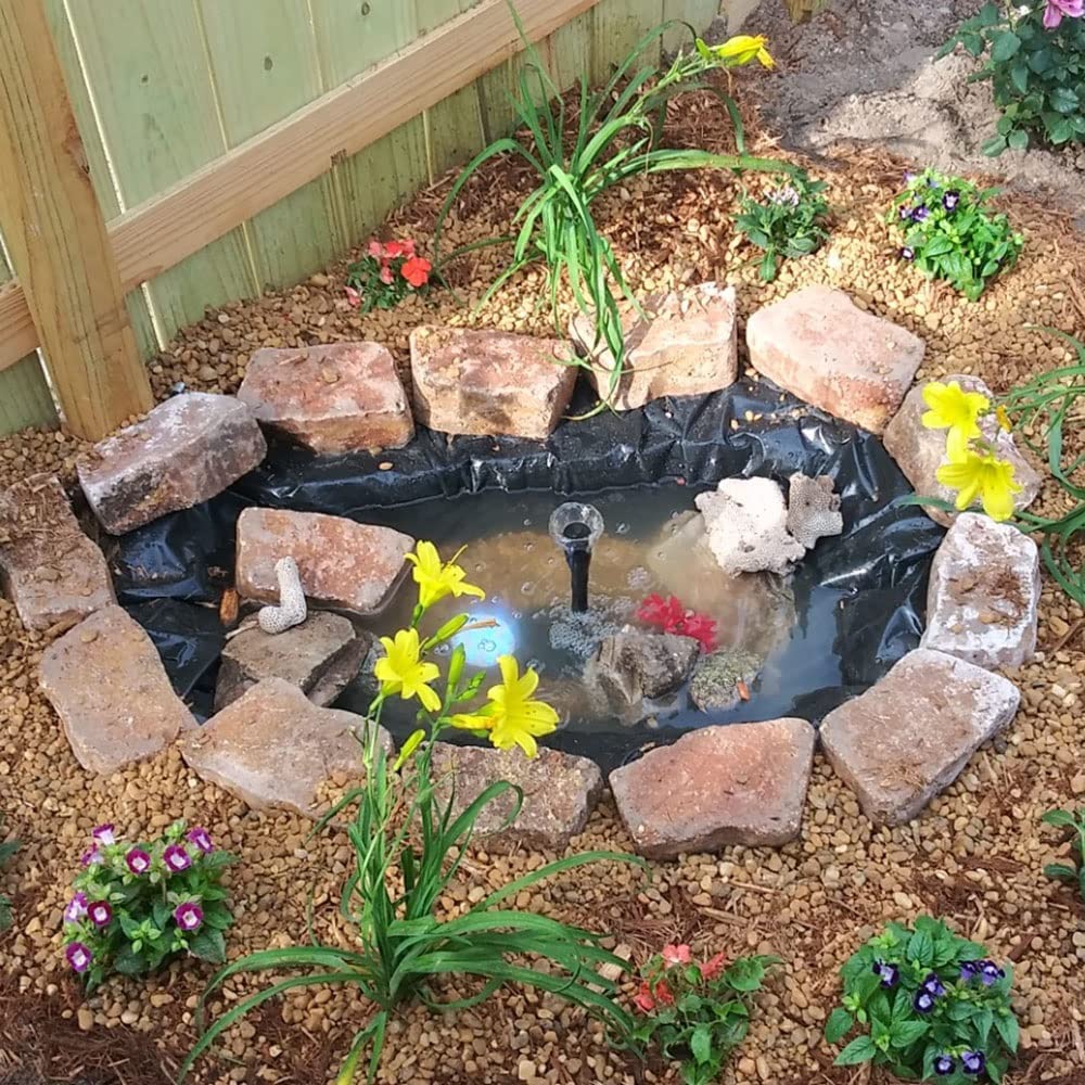 Rivestimento per laghetto di alta qualità per stagni Koi all'aperto, pellicola resistente per bordi da giardino, resistente per anatre e paesaggi acquatici, rivestimento protettivo impermeabile.