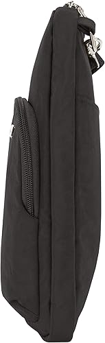 Miniatura 8 de Travelon Bolso cruzado compacto antirrobo Essentials, Negro -, Bolso bandolera