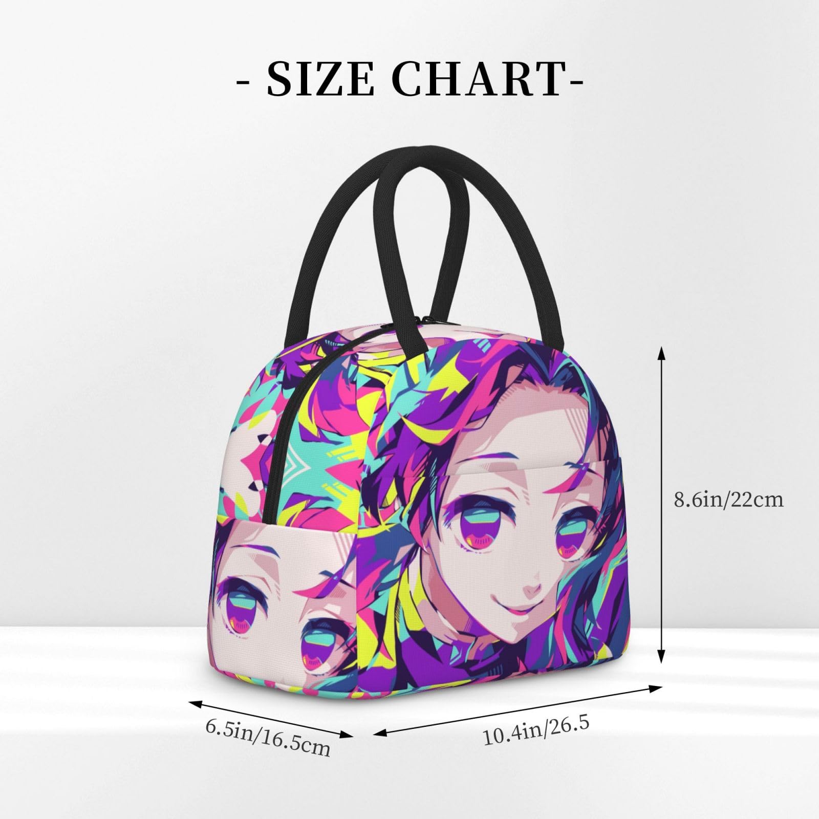 Amazon｜ランチバッグ 鬼滅の刃 胡蝶しのぶ 弁当袋 弁当箱 ピクニック