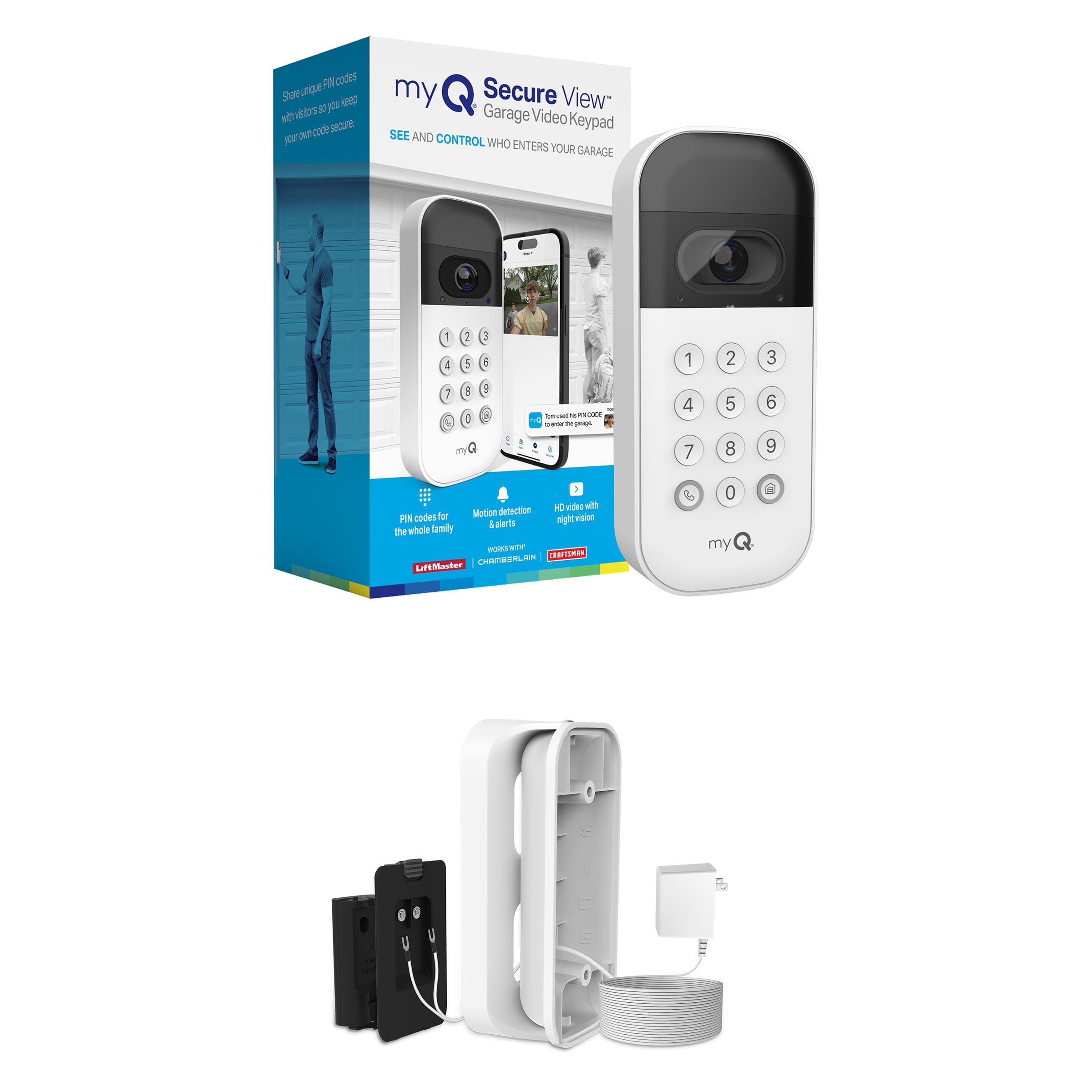 Photo 1 of CHAMBERLAIN myQ Smart Garage Video Keypad