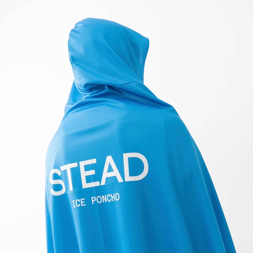 2枚まとめ　STEAD 冷感アイスポンチョ ネイビー NEWネイビー【送料込み】ice poncho / 冷感アイスポンチョ【※8月