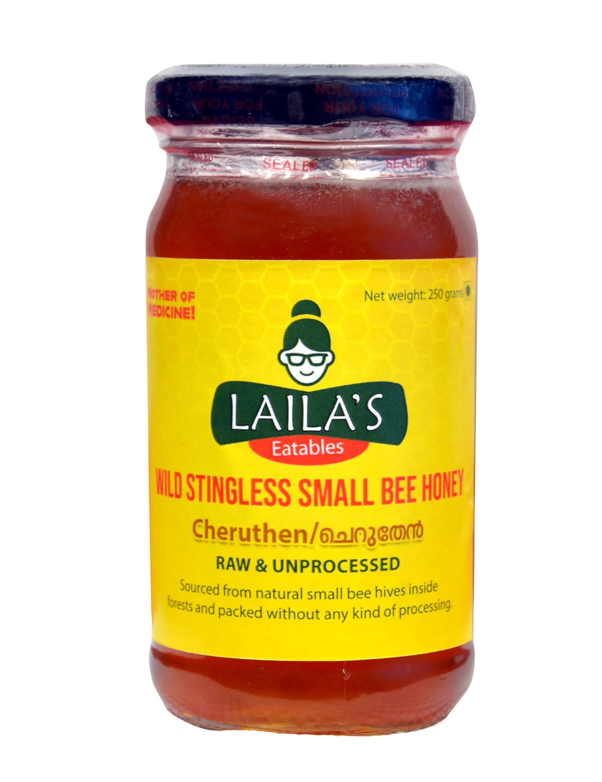 Lailas Eatables Wild Stingless Bee Honey - 250 GM | Raw, Unprocessed & Unheated | Cheruthen | Sourced from Kerala Forests | 100% Natural & Pure (B0D4VLDMLZ) Amazon Price History, Amazon Price Tracker