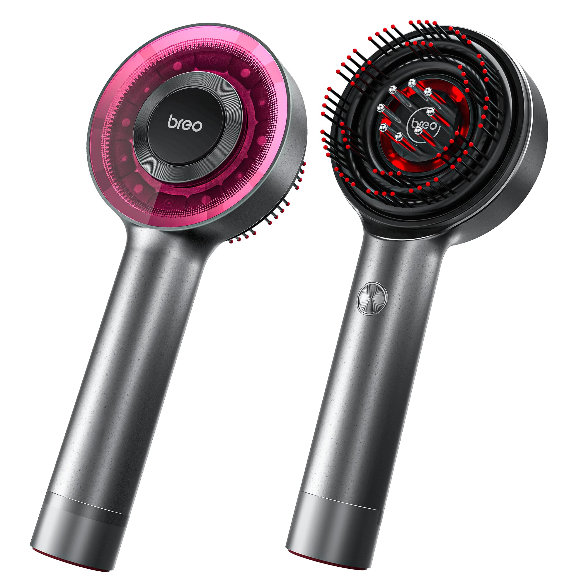 Breo Scalp3 Scalp Massager | Red Light Therapy for Hair Growth | Hair Oil Applicator | Shiatsu Hair Massager | Head Massager for Scalp | IPX7 Waterproof & Cordless | Home Relaxation | Perfect Gifts