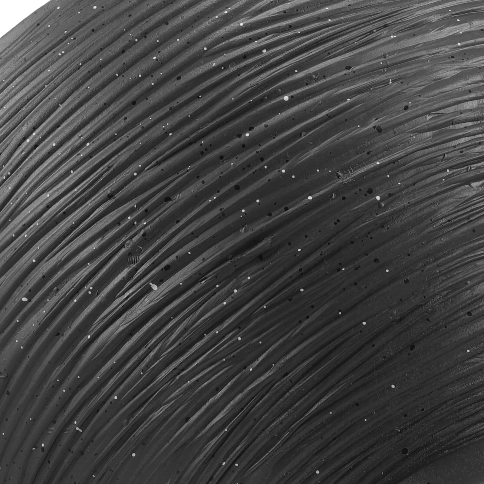 TOYANDONA Pot de Fleurs en Plastique Noir pour Plantes Hydroponiques et Lotus, Résistant la Déformation Chocs, Décoratif pour Jardin et Salon