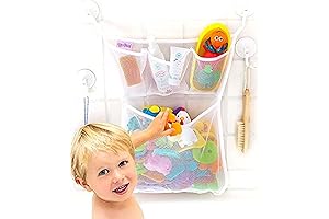 Tub Cubby Mesh Net Bath Toy Storage Organizer for Tub Toys