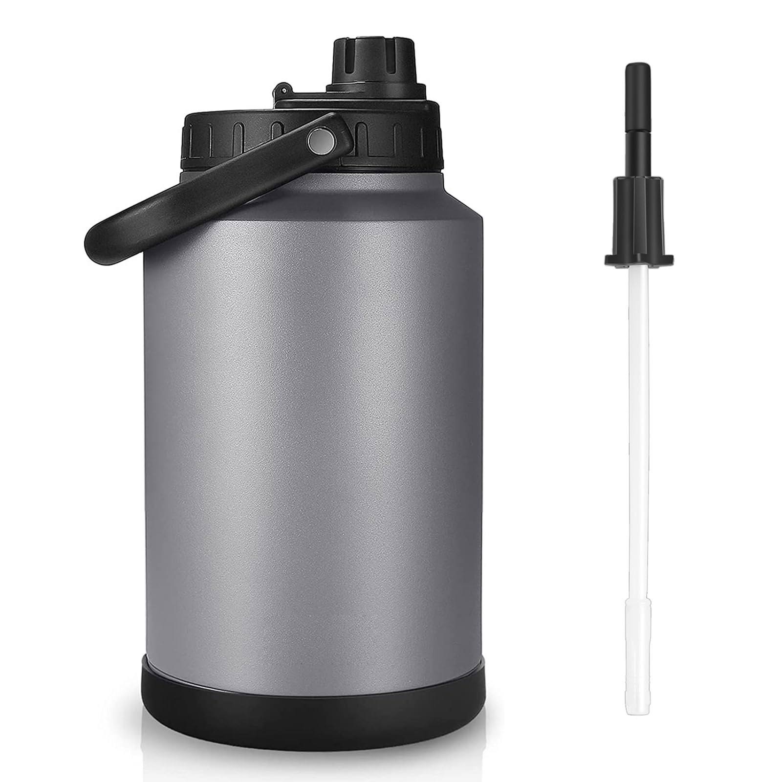 Amazon.com: Sursip 1 Gallon Insulated Water Jug wtih Straw
