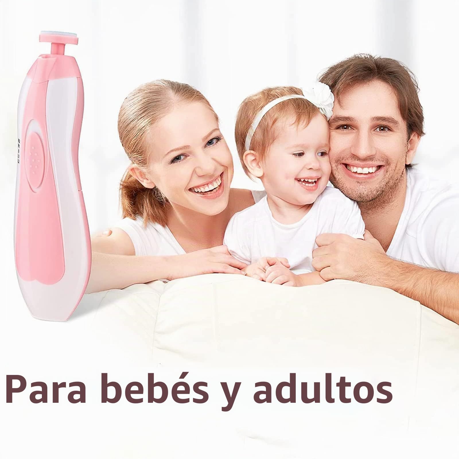 Kit de cuidado de la salud y aseo del bebé, 20 en 1, portátil, con cepillo para el pelo, peine, aspirador nasal, cortador de uñas eléctrico, kit esencial para bebés recién nacidos y niñas (rosa)