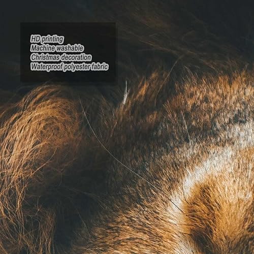 Miniatura 4 de Cortina de ducha de león negro para hombre, vida silvestre, potente majestuosa cabeza de rey Leo, juego de accesorios de baño de animales, para