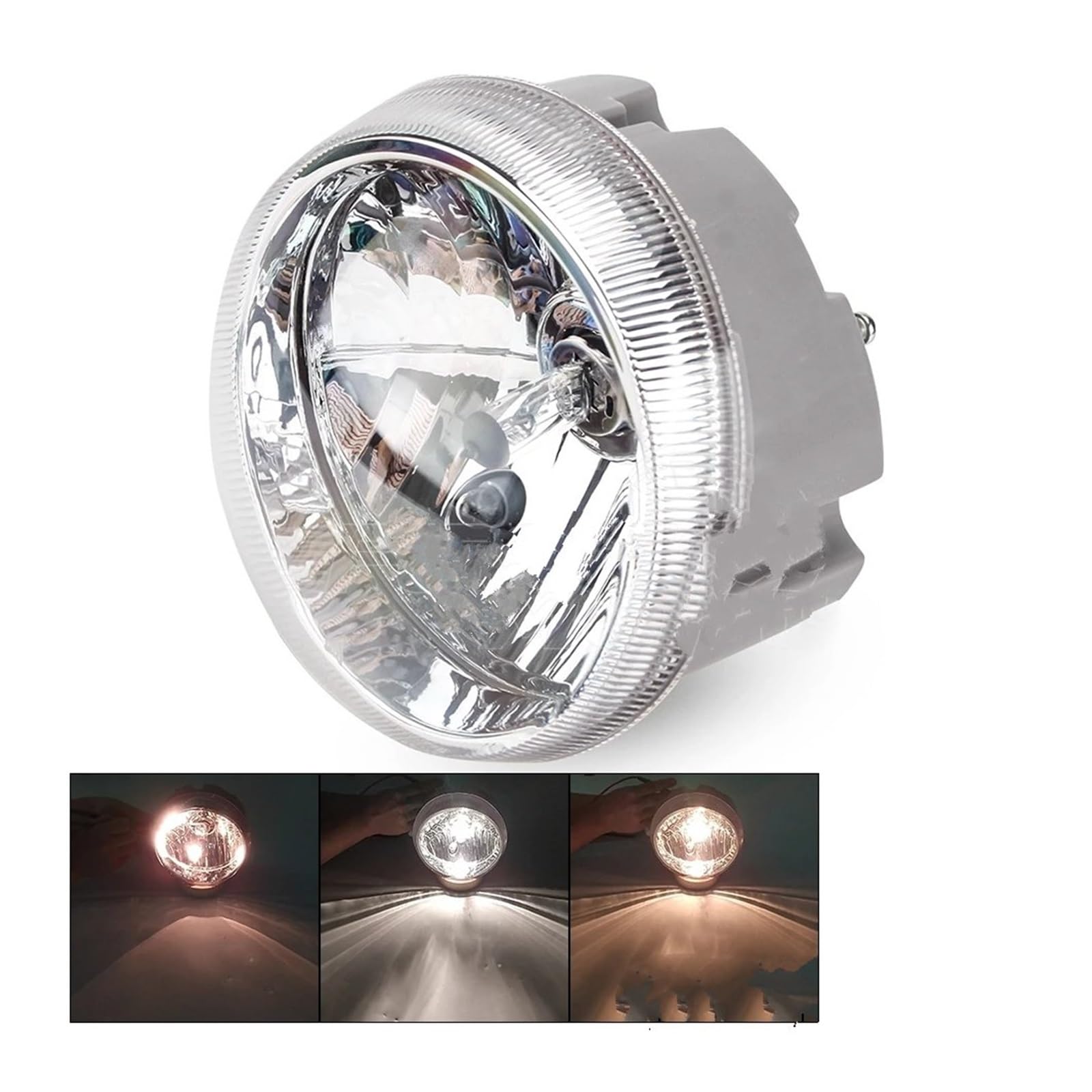 pour LX150 LX125 Moto Remplacement Lampe Avant Phare Scooter Phare 12V Faisceau Haut/Bas Ampoule Feux Ronds Moto De Phare