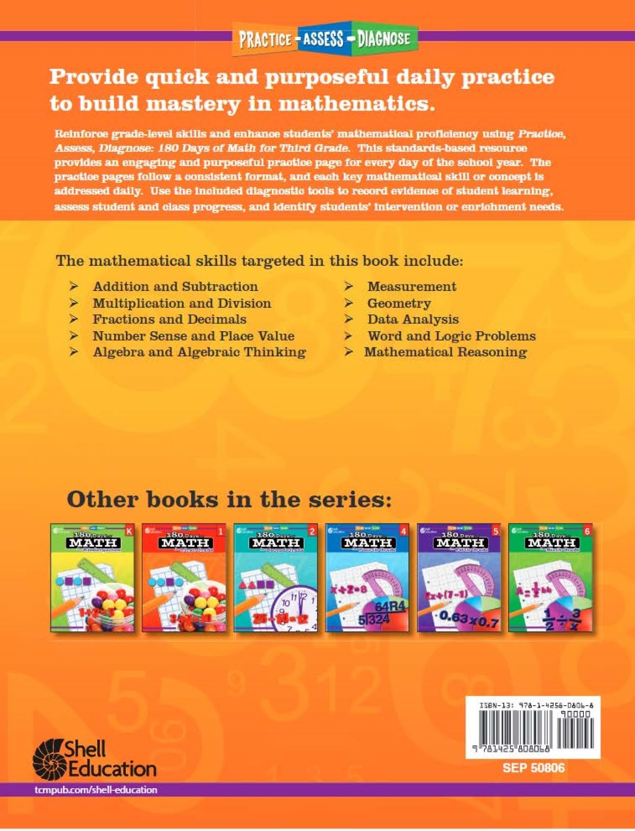 180 Days(tm): Includes 4 Assorted Workbooks for Daily Practice in Reading, Math, Writing, and Grammar Skills for 3rd Grade Practice Workbook for ... Created by Teachers (180 Days of Practice) - Image 3