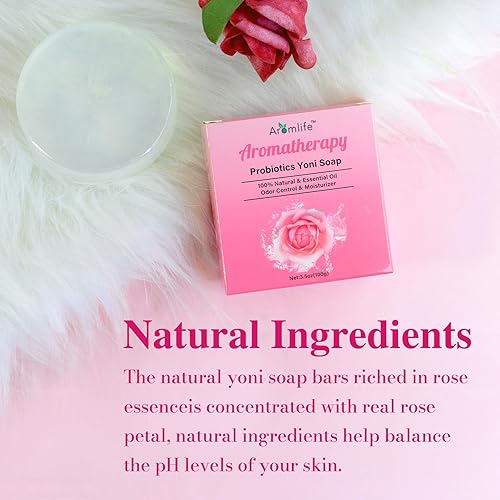 Miniatura 3 de Rose Yoni - Juego de lavado diario – Yoni Oil & Yoni Bar & Yoni Feminine Wash, equilibrio de pH para mujeres y elimina el olor y la humedad