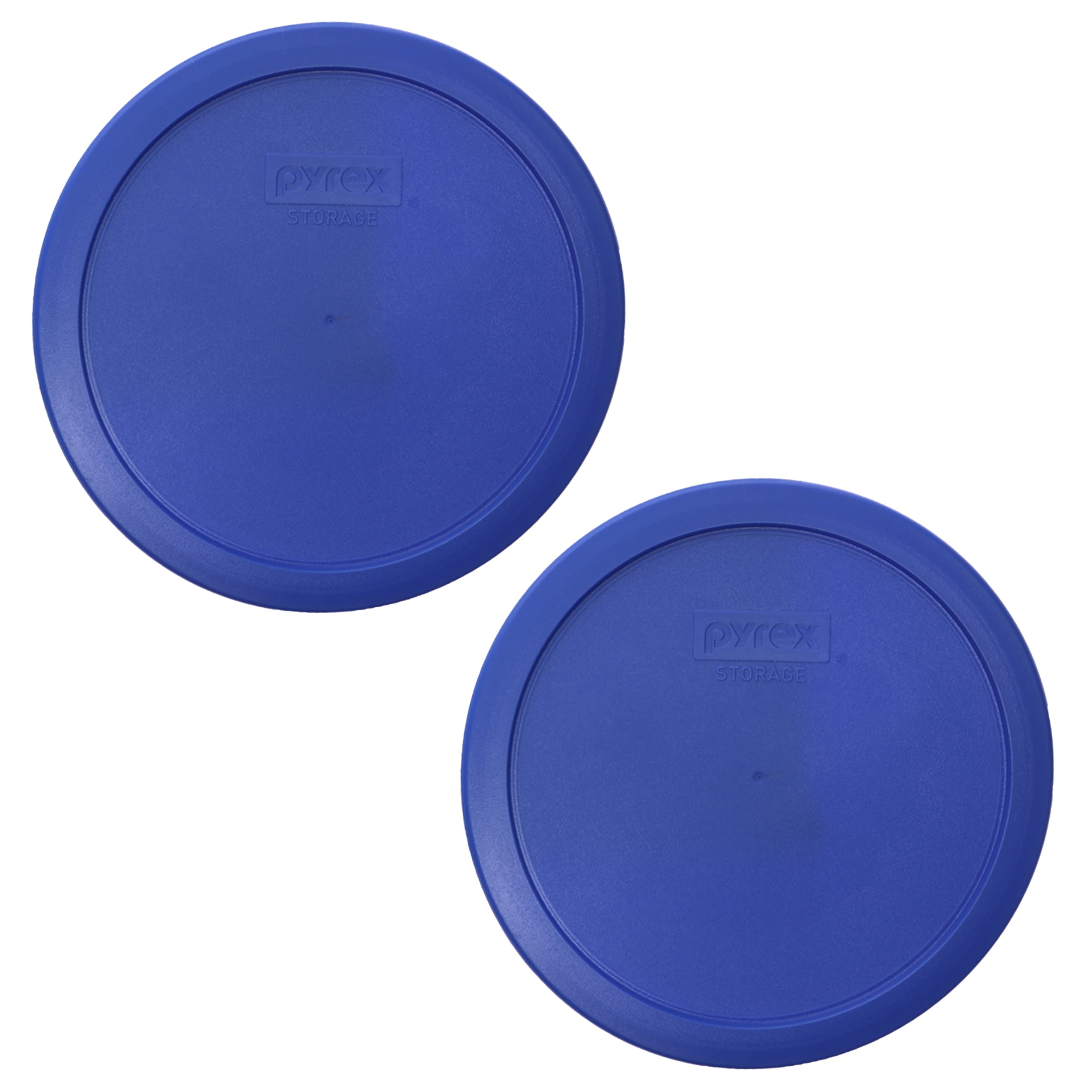 Couvercle Pyrex 7402-PC bleu Amparo pour plat de 7 tasses - Lot de 2