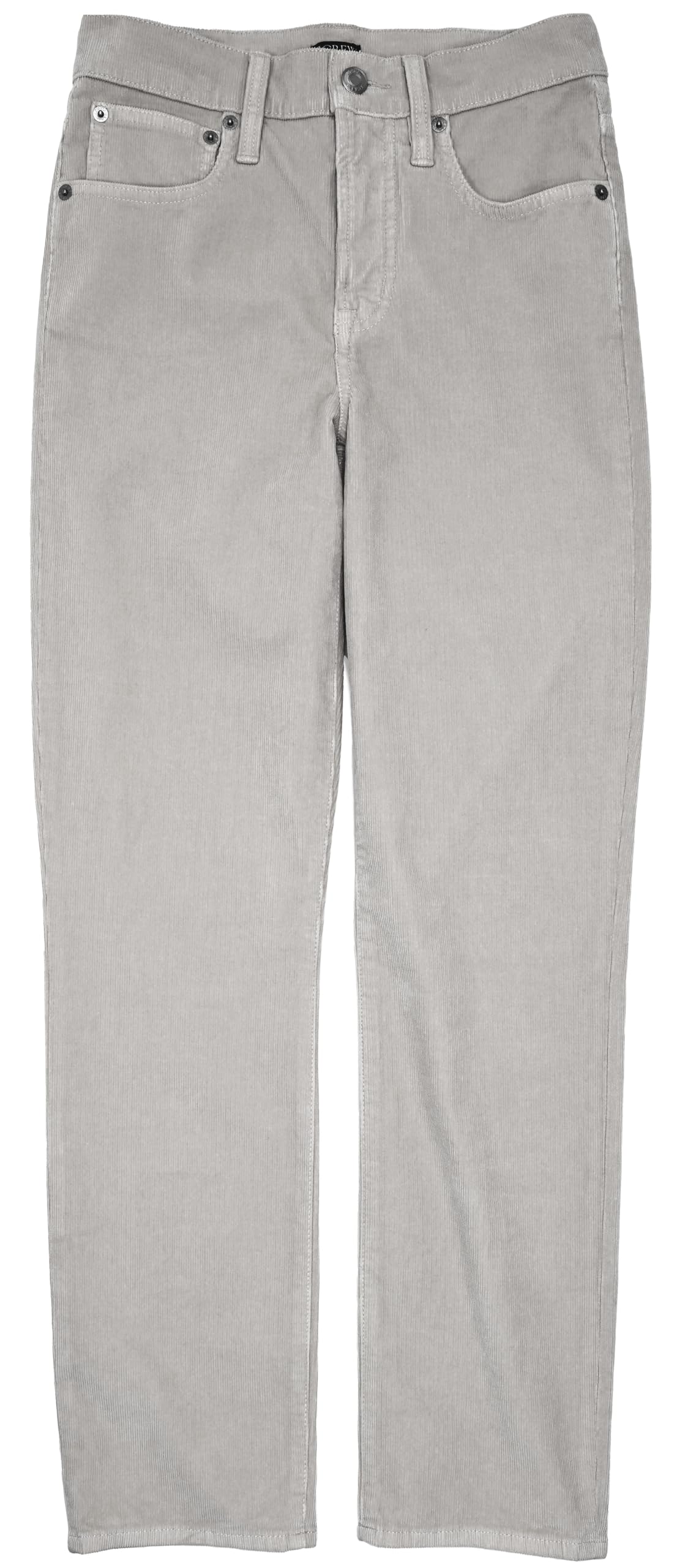 J Crew Womens High-Rise Vintage Slim-Straight Corduroy Pant in Ankle-Length