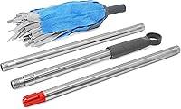 Vista 2 de Mopa húmeda de viscosa prémium para madera dura, laminado, suelos de baldosas con mango de acero inoxidable extensible hasta 56 pulgadas
